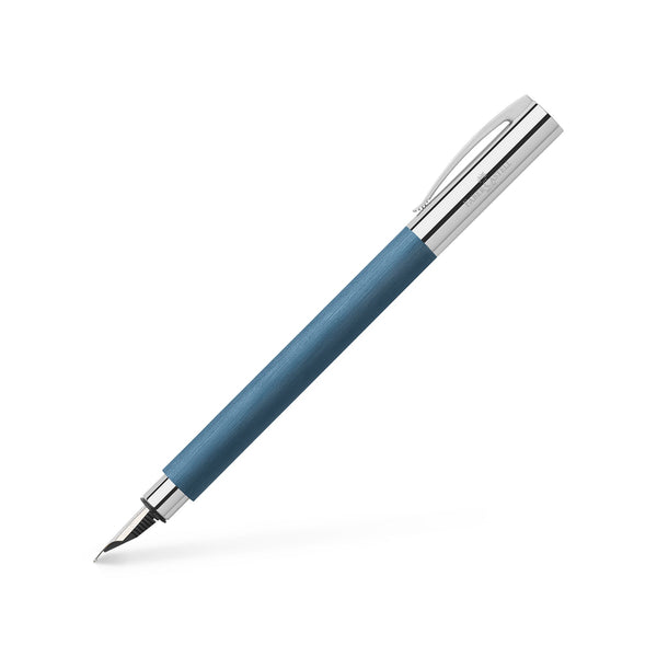 Load image into Gallery viewer, Faber-Castell Ambition Fountain Pen, Blue Resin