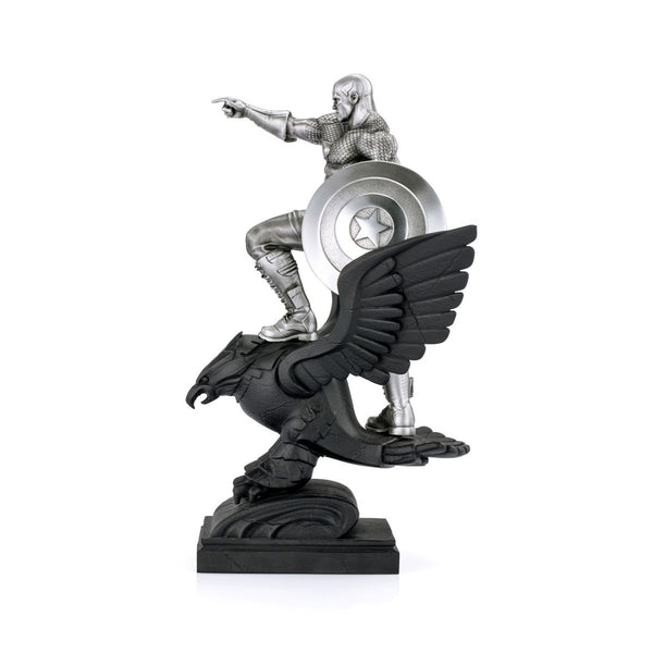Load image into Gallery viewer, Royal Selangor Limited Edition Captain America Resolute Figurine