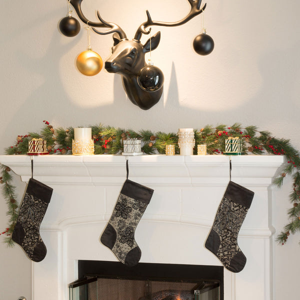 Load image into Gallery viewer, Olivia Riegel Red Gift Box Stocking Holder