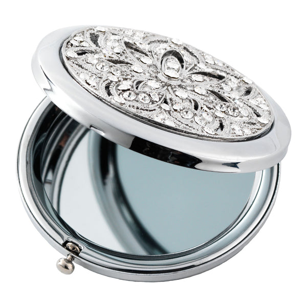 Load image into Gallery viewer, Olivia Riegel Silver Windsor Compact