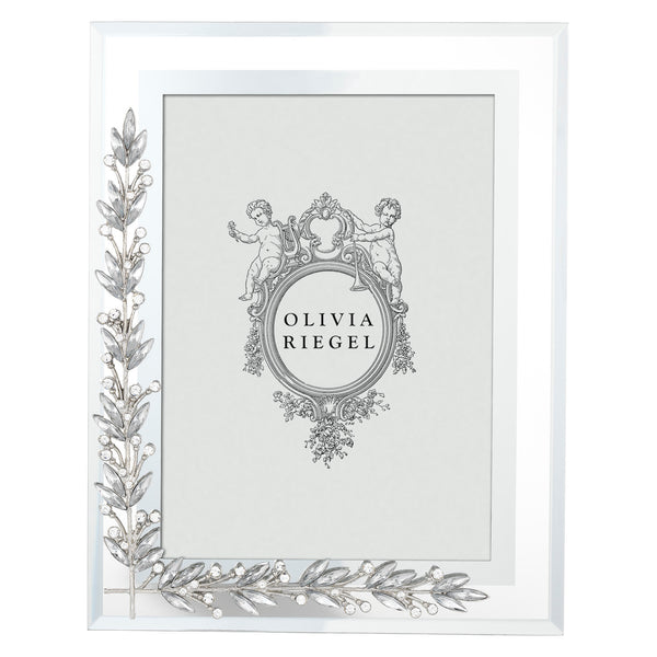 Load image into Gallery viewer, Olivia Riegel Silver Laurel 5" x 7" Frame