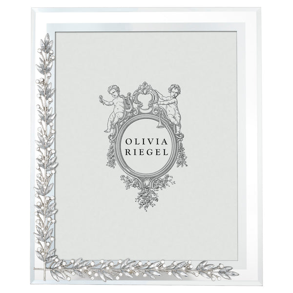 Load image into Gallery viewer, Olivia Riegel Silver Laurel 8" x 10" Frame
