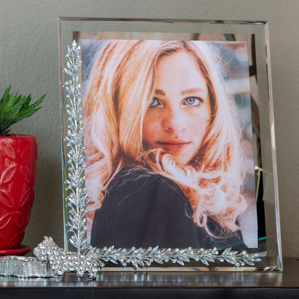 Load image into Gallery viewer, Olivia Riegel Silver Laurel 8" x 10" Frame