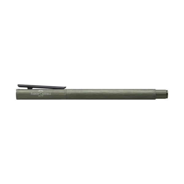 Load image into Gallery viewer, Faber-Castell NEO Slim Fountain Pen, Aluminum Olive Green