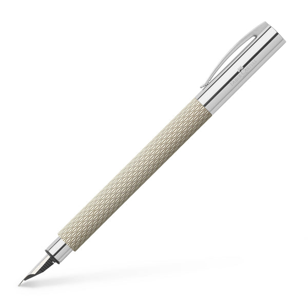 Load image into Gallery viewer, Faber-Castell Ambition Fountain Pen, OpArt White Sand