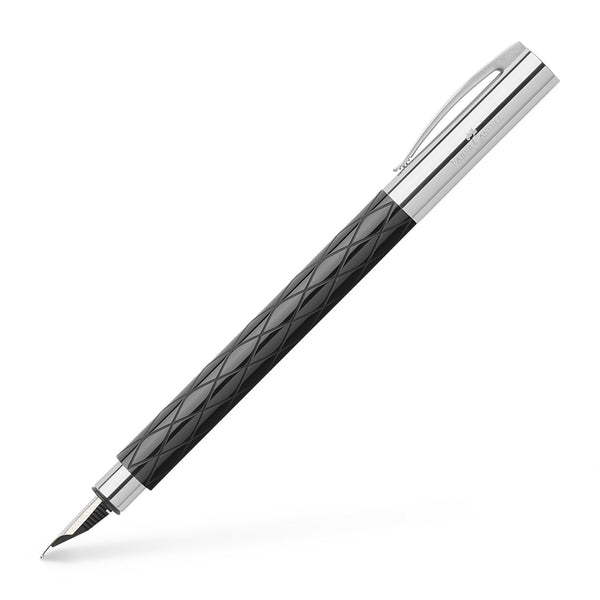 Load image into Gallery viewer, Faber-Castell Ambition Fountain Pen, Rhombus Black