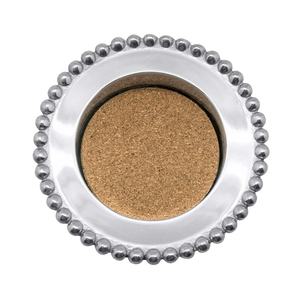 Load image into Gallery viewer, Mariposa Pearled Wine Coaster