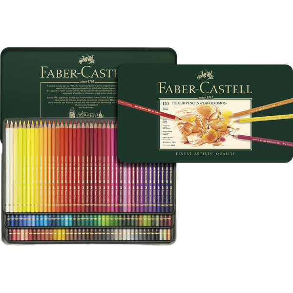 Load image into Gallery viewer, Faber-Castell Polychromos® Artists' Color Pencils - Tin of 120