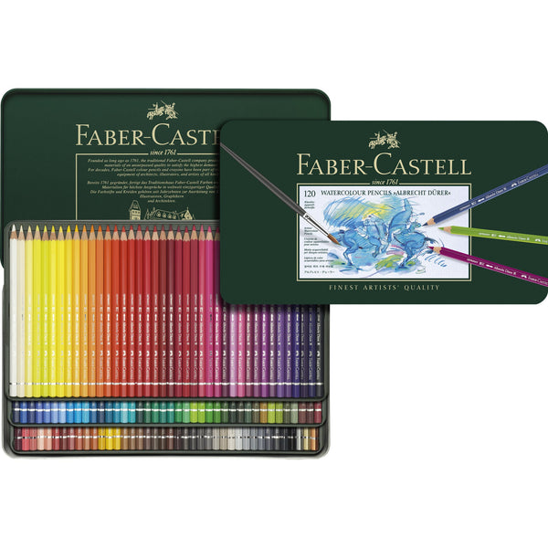 Load image into Gallery viewer, Faber-Castell Albrecht Dürer® Artists' Watercolor Pencils - Tin of 120