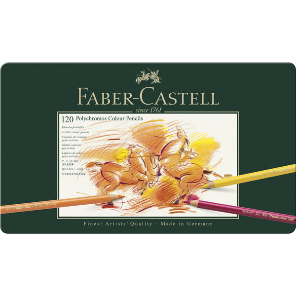Load image into Gallery viewer, Faber-Castell Polychromos® Artists' Color Pencils - Tin of 120