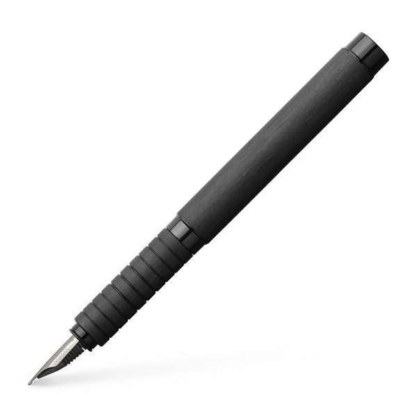 Load image into Gallery viewer, Faber-Castell Essentio Fountain Pen, Aluminium Black