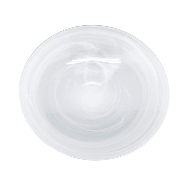 Load image into Gallery viewer, Mariposa White Alabaster Serving Bowl
