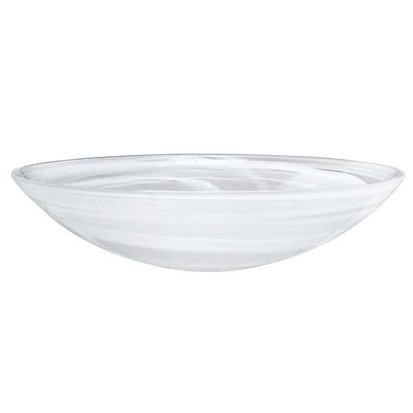 Load image into Gallery viewer, Mariposa White Alabaster Serving Bowl
