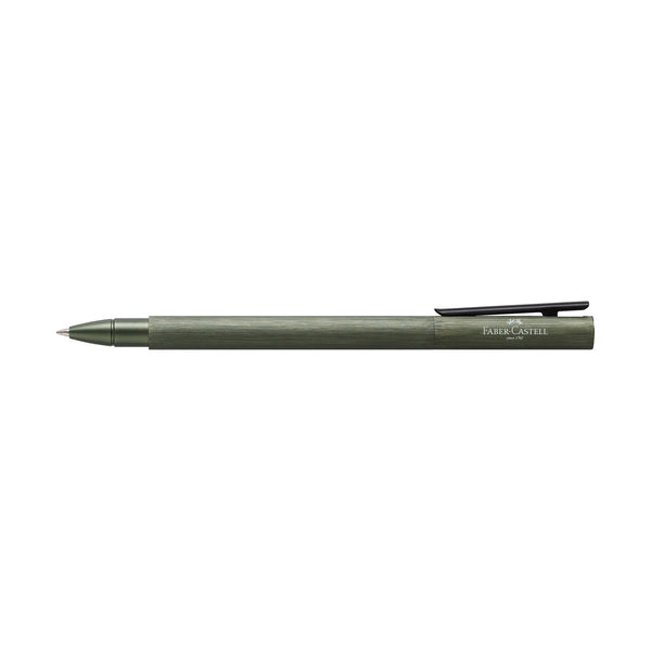 Load image into Gallery viewer, Faber-Castell NEO Slim Rollerball Pen, Aluminum Olive Green
