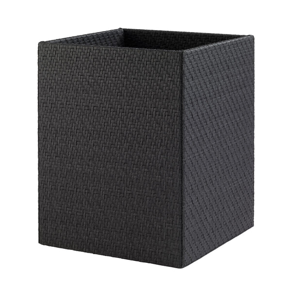 Load image into Gallery viewer, Bodrum Linens Wicker Bath Accessories - Black
