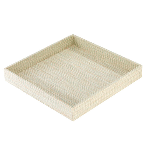 Bodrum Linens Grasscloth Celadon Square Tray