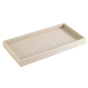 Bodrum Linens Wicker Bath Accessories - Cream