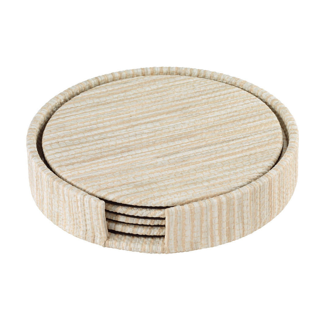 Bodrum Linens Grasscloth Coasters
