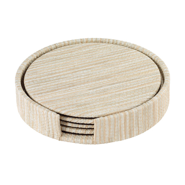 Load image into Gallery viewer, Bodrum Linens Grasscloth Coasters
