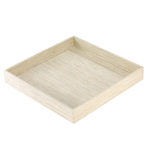 Bodrum Linens Grasscloth Ecru Square Tray