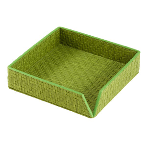 Bodrum Linens Wicker Cocktail Napkin Box