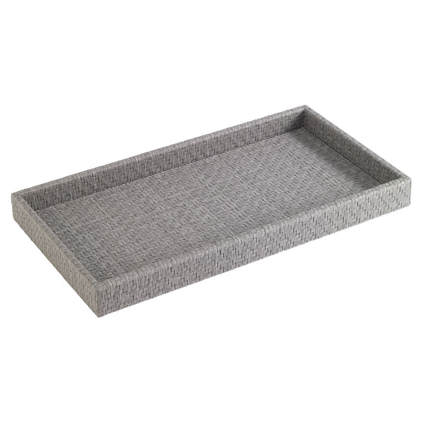 Load image into Gallery viewer, Bodrum Linens Wicker Bath Accessories - Gray
