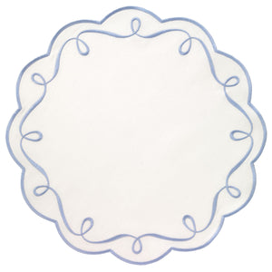 Bodrum Linens Ribbon Twirl - Easy Care Placemats - Set of 4