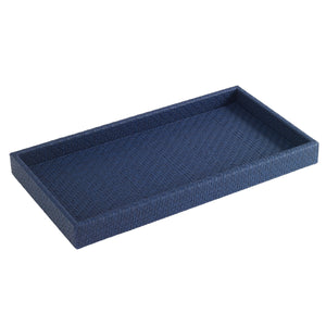 Bodrum Linens Wicker Bath Accessories - Navy