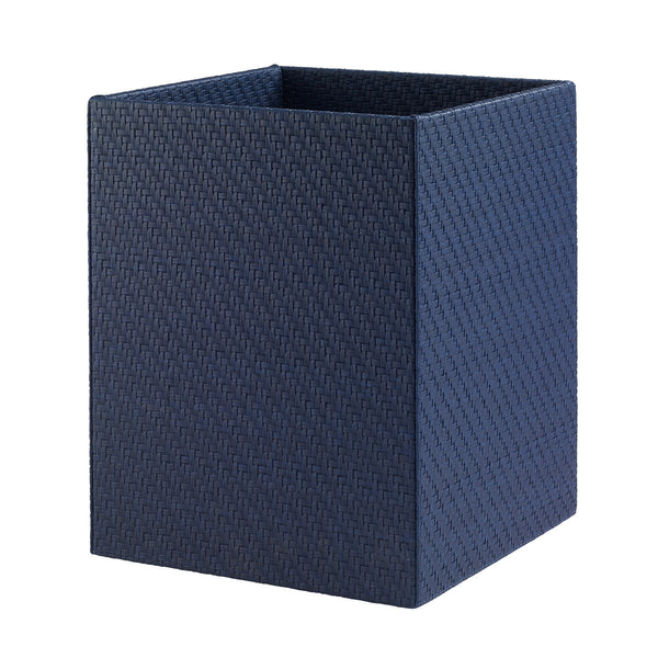 Load image into Gallery viewer, Bodrum Linens Wicker Bath Accessories - Navy
