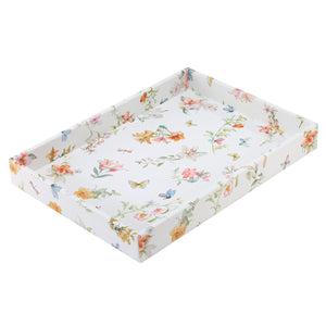 Bodrum Linens Lily Garden Rectangular Tray
