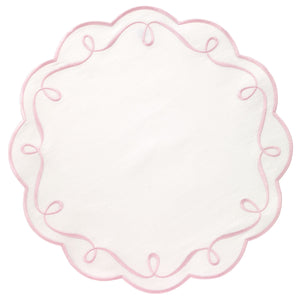 Bodrum Linens Ribbon Twirl - Easy Care Placemats - Set of 4