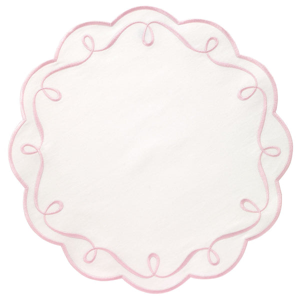 Load image into Gallery viewer, Bodrum Linens Ribbon Twirl - Easy Care Placemats - Set of 4
