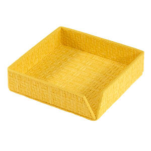 Bodrum Linens Wicker Cocktail Napkin Box