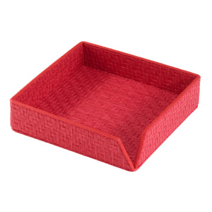 Bodrum Linens Wicker Cocktail Napkin Box