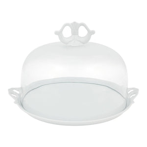 Vista Alegre Boleira Covered Cake Plate