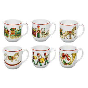 Vista Alegre Christmas Magic Set 6 Mugs