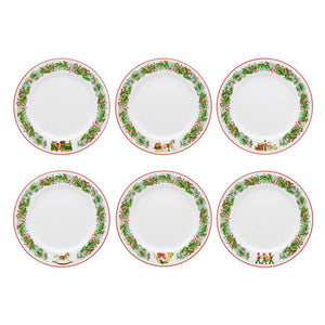 Vista Alegre Christmas Magic Set 6 Dinner Plates