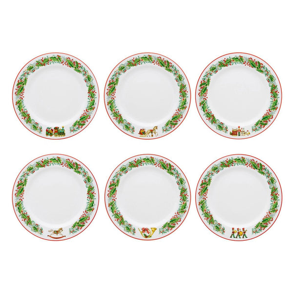 Load image into Gallery viewer, Vista Alegre Christmas Magic Set 6 Dinner Plates
