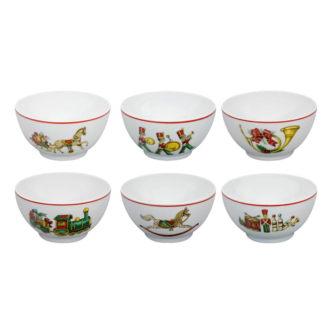 Vista Alegre Christmas Magic Set 6 Bowls