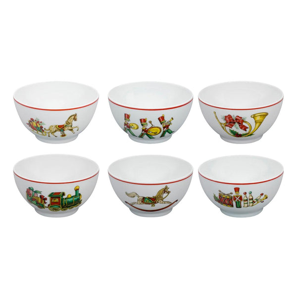 Load image into Gallery viewer, Vista Alegre Christmas Magic Set 6 Bowls
