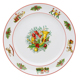 Vista Alegre Christmas Magic Flat Round Plate