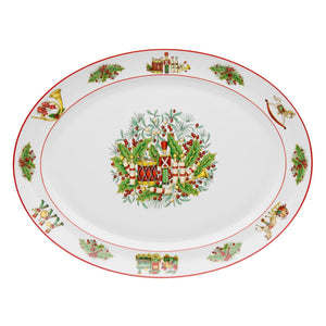 Vista Alegre Christmas Magic Large Oval Platter