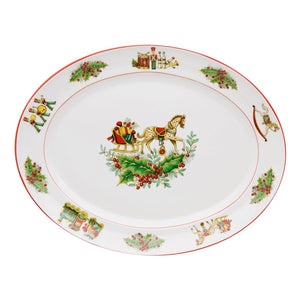 Vista Alegre Christmas Magic Medium Oval Platter