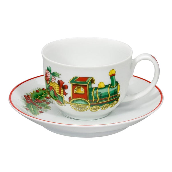 Load image into Gallery viewer, Vista Alegre Christmas Magic Set 6 Coffee Cups And Saucers
