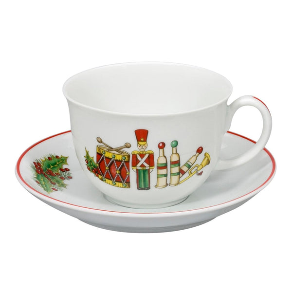 Load image into Gallery viewer, Vista Alegre Christmas Magic Set 6 Tea Cups And Saucers
