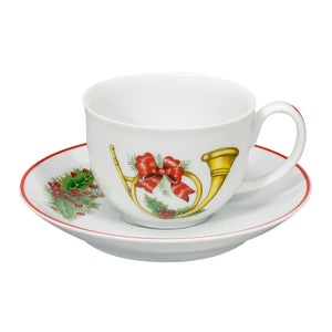 Vista Alegre Christmas Magic Set 6 Coffee Cups And Saucers