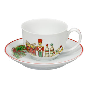 Vista Alegre Christmas Magic Set 6 Coffee Cups And Saucers