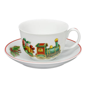 Vista Alegre Christmas Magic Set 6 Tea Cups And Saucers