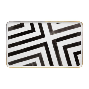 Vista Alegre Christian Lacroix - Sol Y Sombra Rectangular Platter