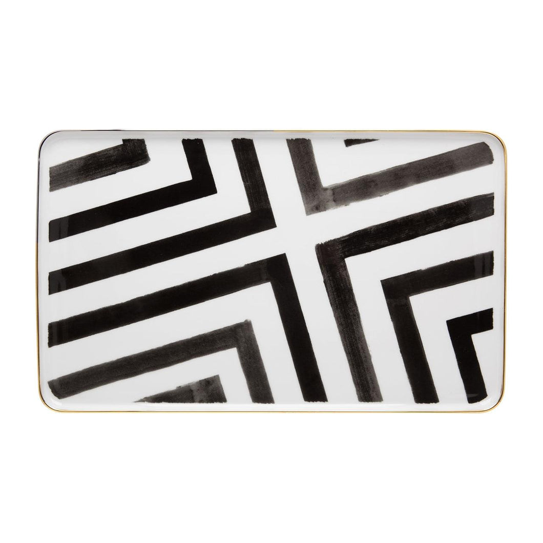 Vista Alegre Christian Lacroix - Sol Y Sombra Rectangular Platter